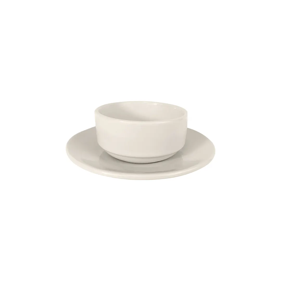 Steelite DCI490W - 12 oz White Ceramic Soup Bowl, 4-3/8" Dia x 2-1/8" H, Oven/MW Safe - 1 Dozen
