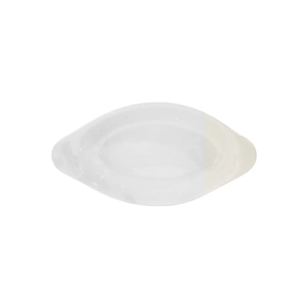 Steelite DCI527UW Welsh Rarebit Dish 8 Oz 8-1/2"L x 4-1/2"W x 1-1/8"H White Oven/MW Safe - 1 Dozen