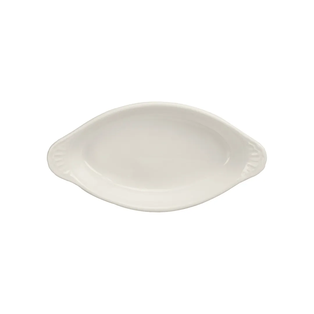 Steelite DCI629W - Welsh Rarebit Dish, 15 oz, 10-1/4"Lx5-1/2"Wx1-1/2"H, White, Oven Safe - 1 Dozen