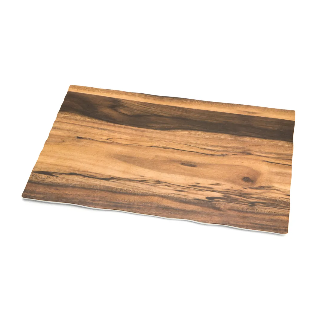 Steelite DFTRC1711AC Bakery Display Tray, Rectangular 17" x 11-1/4" x 3/8", Tan Melamine - 6/Case
