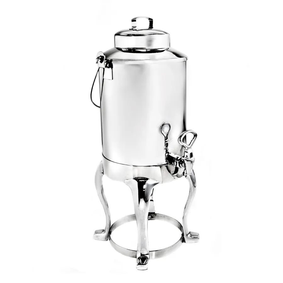 Steelite DW055MLDSS Milk Dispenser – 5.5 Qt Capacity, 18/10 Stainless Steel, Single Valve, DW Haber