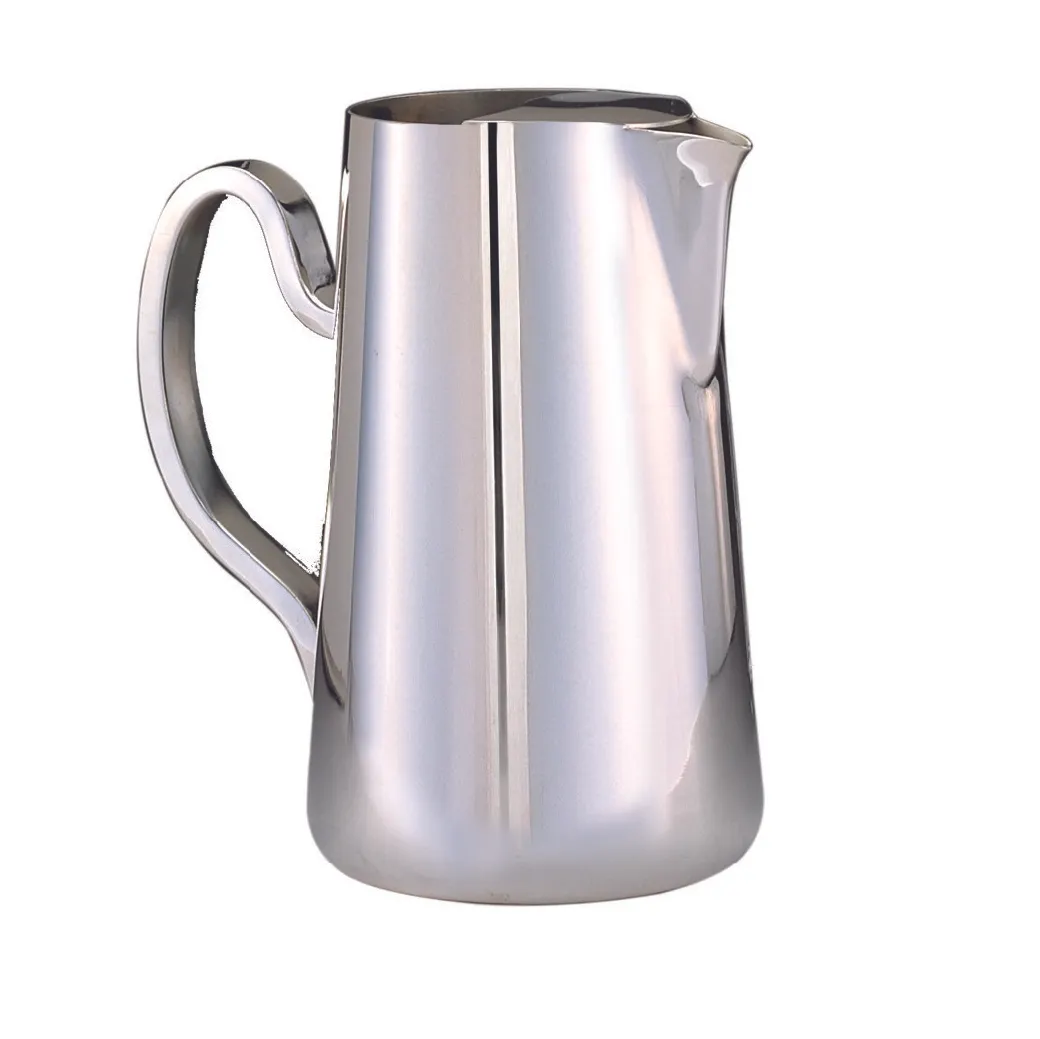 Steelite DW1564 Pitcher – 2‑Qt, 7.5"W x 5.0"D x 8.75"H, 18/10 Stainless Steel, Haber Finish