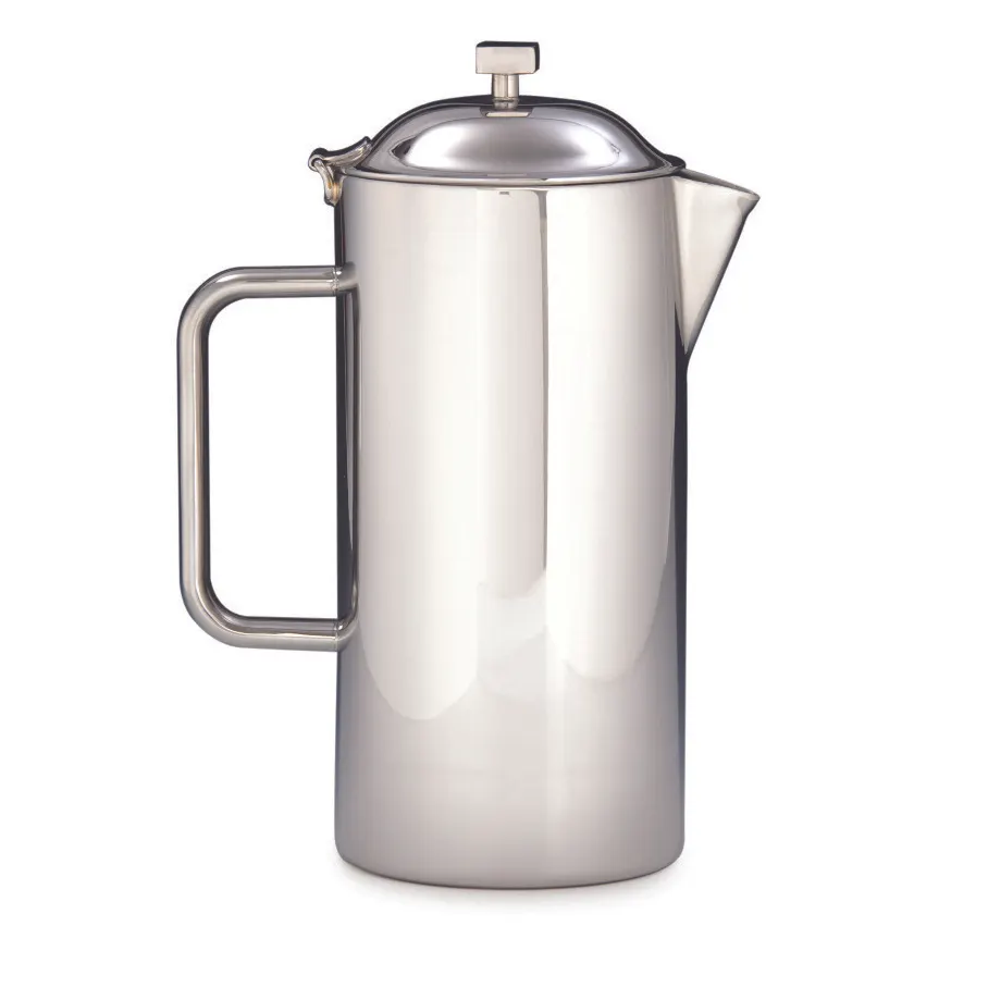 Steelite DW7164QSS - 2.0 Qt 39-74oz Coffee Pot Lid 8.0" W x 5.0" D x 10.0" H, 18/10 Steel Tower