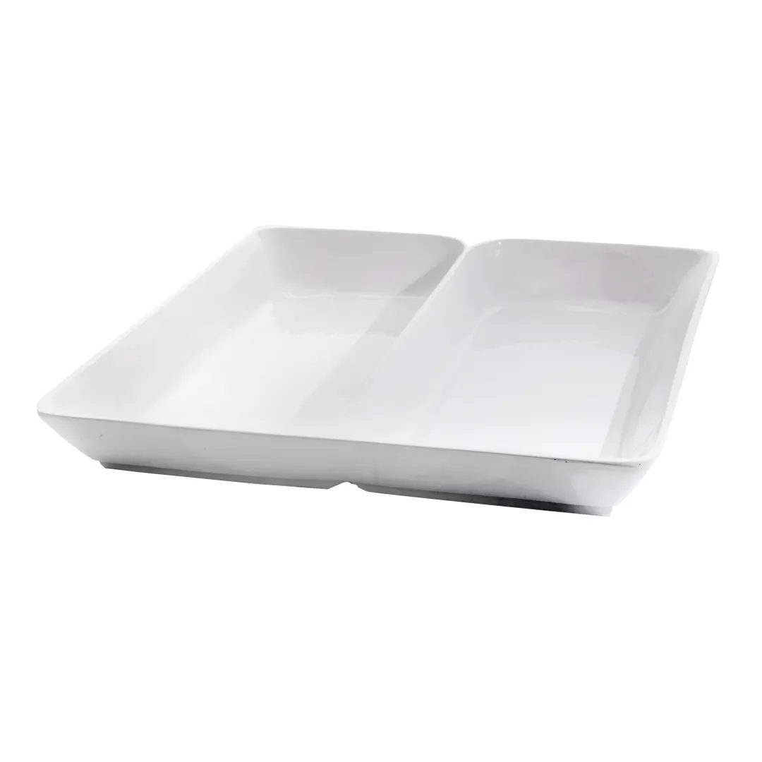 Steelite DWFBCAB16DW Fusion Buffet Cold, 16.0"W x 16.0"D x 2.0"H, White Metal, DW Haber Finish