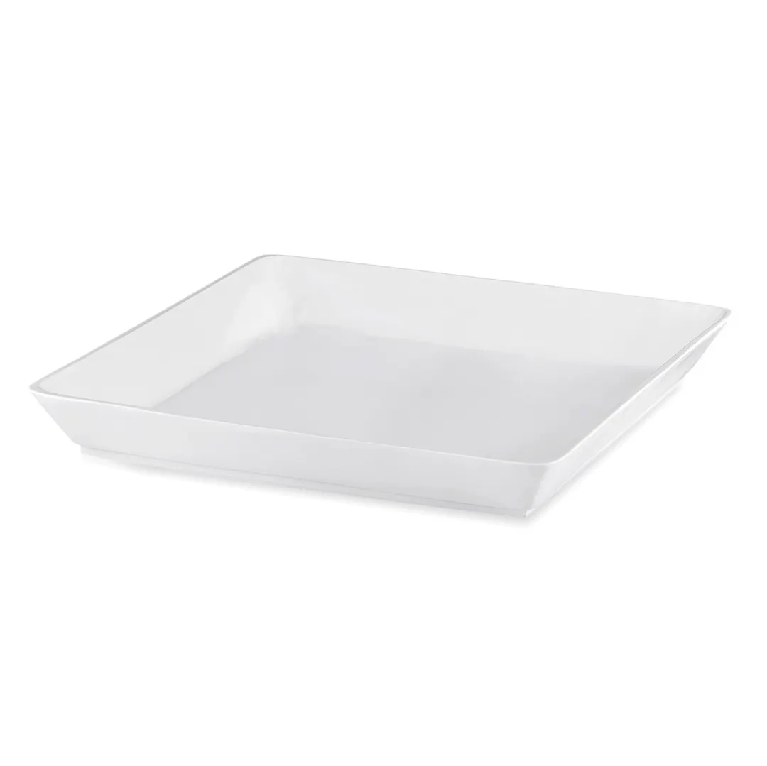 Steelite DWFBCAB16W Cold Part, 16.0"W x 16.0"D x 2.0"H, White Metal, DW Haber for Buffet System