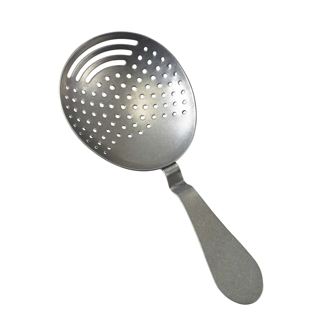 Steelite GWJUL2V Julep Strainer, 7.125" x 3.0" x 0.875", 18/10 SS, Dishwasher Safe - 1 Dozen