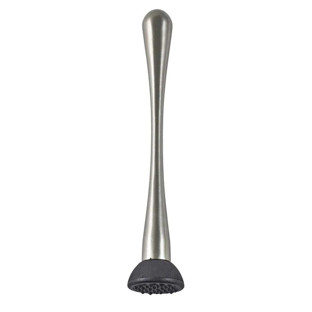 Steelite GWMUD2V Muddler - 9" x 0.625" 18/10 Stainless Steel, Dishwasher Safe Tool - 1 Dozen