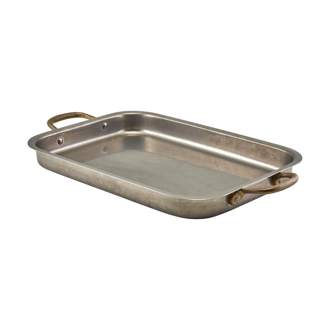 Steelite GWSDT3323V - Serving Tray, 13" x 9.25" x 1", Steel Vintage, Dishwasher Safe HandWash - 3/Case
