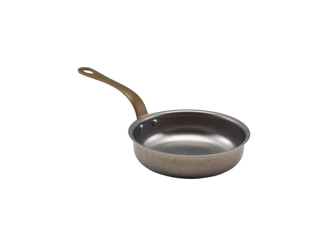 Steelite GWSMF13V Mini Fry Pan, 15 Oz (10.1x5.5x2.75 In), Steel Vintage Finish, Safe - 6/Case