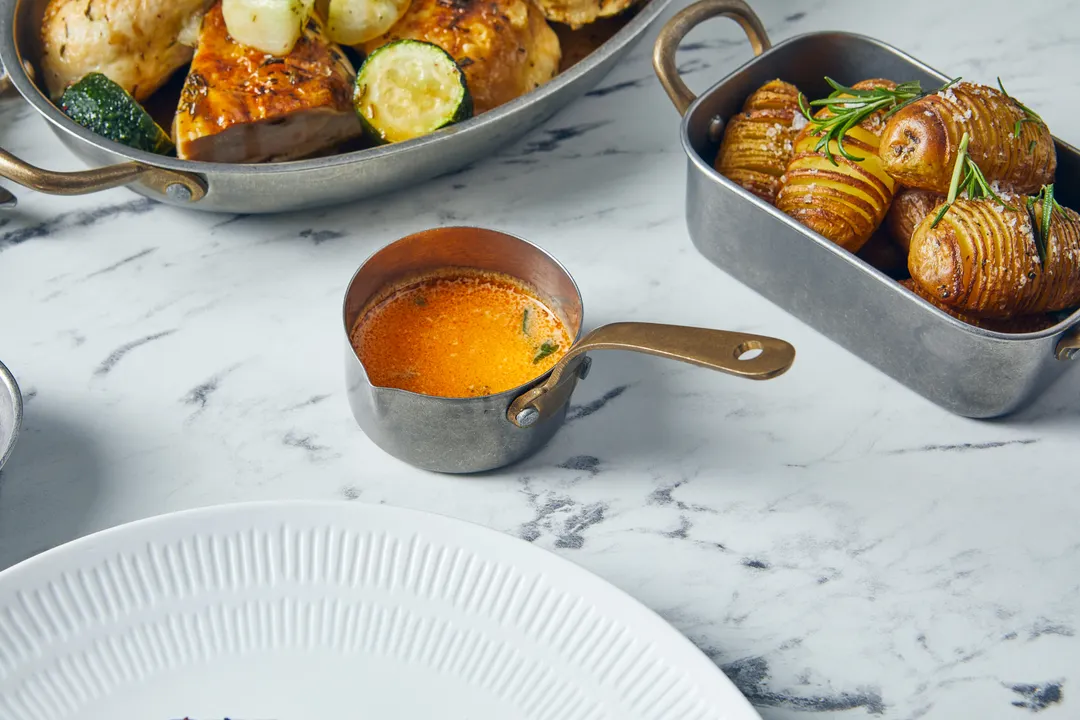 Steelite GWSMSL8V Mini Sauce Pan, 6.5 Oz 6.5x3.125x3.375 In, Stainless Steel, Vintage - 6/Case