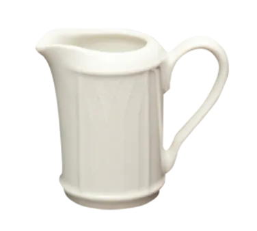 Steelite HL0397000 - Homer Gothic Blanc China Creamer Pitcher, 3 oz Capacity, Handled - 1 Dozen