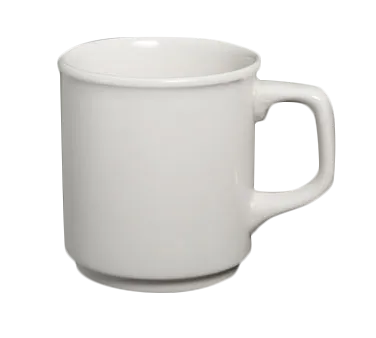 Steelite HL11500 Marquis China Mug, 9.25 oz Homer, Undecorated, Non‑Stackable, Fine China - 1 Dozen