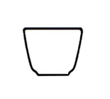 Steelite HL12400 - Chinese Tea Cup, 4.5 oz Capacity, 2-3/8" Dia x 3" H, Stackable China, 1 Dozen