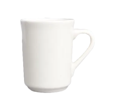 Steelite HL13000 - Denver Mug, 8-1/4 oz Capacity, Homer Undecorated China, Non-Stackable - 1 Dozen