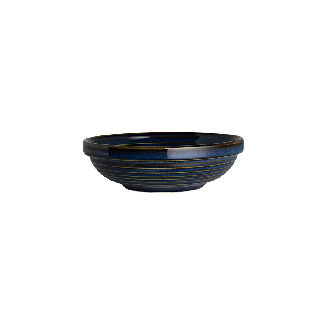 Steelite HL13169026 - Indigo Grapefruit Bowl, 6.5" x 2" , 17 oz, China, Dishwasher Safe - 24/Case