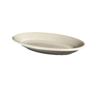 Steelite HL15100 - Oval China Platter 7-1/4" x 5" Rolled Edge, Homer, Undecorated - 1 Dozen
