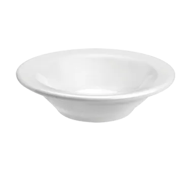 Steelite HL16610000 - 5" Fruit Dish Bowl, 4 oz, Arctic White China, Narrow Rim - 1 Dozen