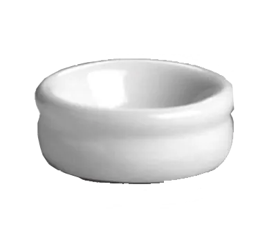 Steelite HL19190AWHA Butter Dish, 1 oz, 2‑1/4" Dia × 7/8" H, Hall China, White - 1 Dozen
