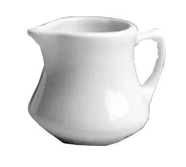 Steelite HL1930AWHA Creamer Pitcher, 2.5" Dia, 2.5 oz, China White with Handle - 1 Dozen