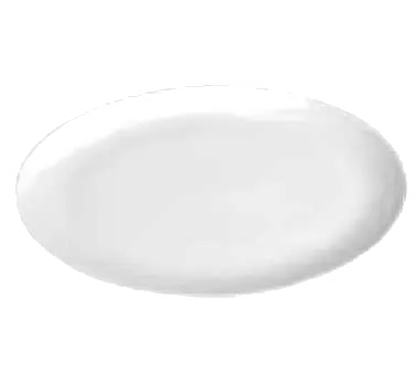 Steelite HL19400AWHA Oval Hall China Platter, 15" x 11" Coupe Rim, White, 6/Case