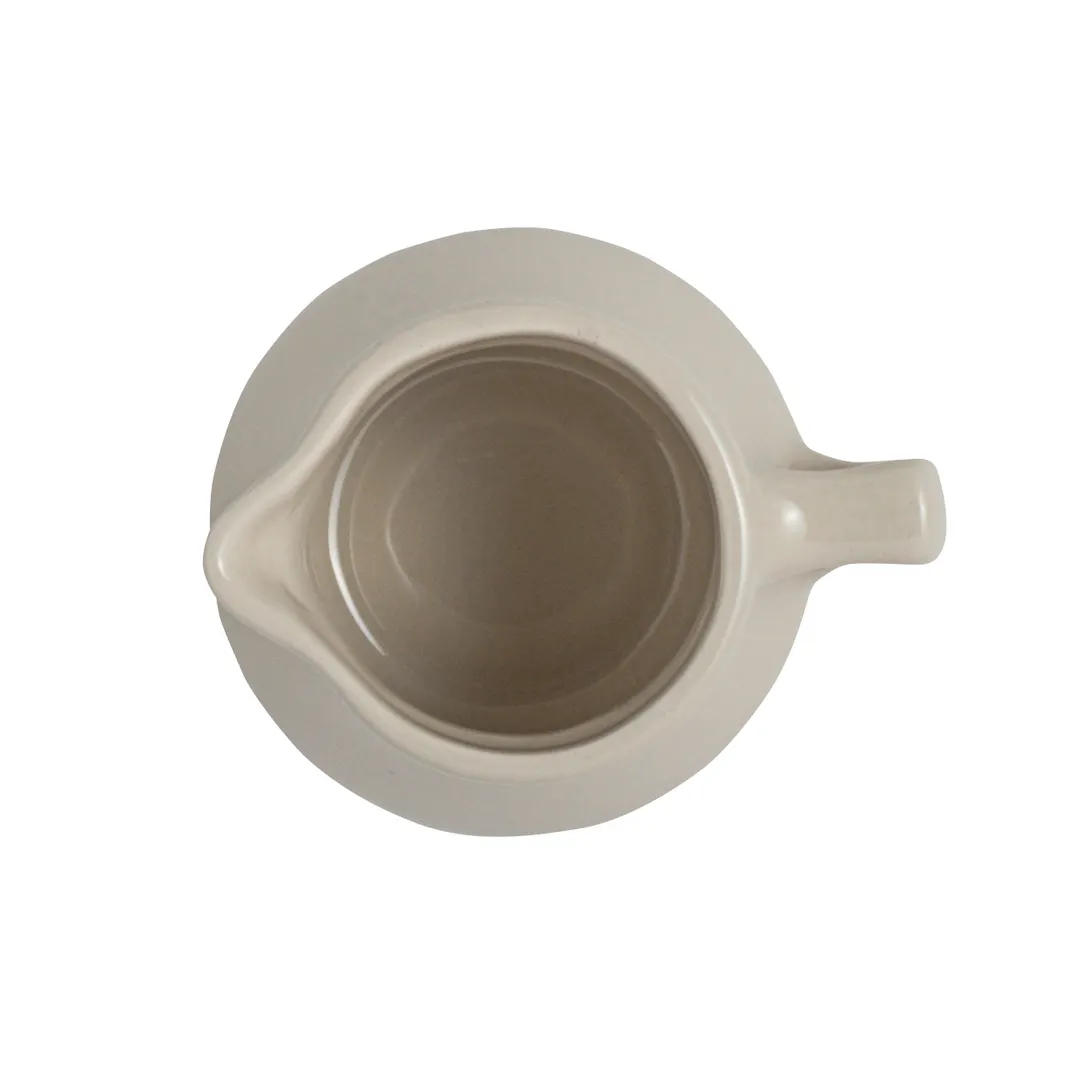 Steelite HL1950AWHA - China Creamer Pitcher, 3-1/2 oz, 2-5/8" x 2-1/2" H, White, Handle - 1 Dozen