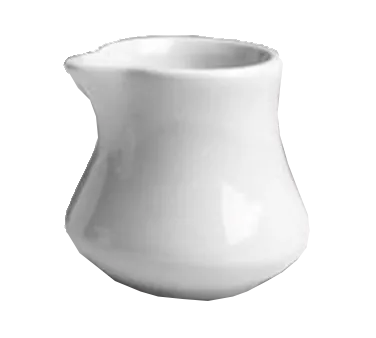 Steelite HL195122AWHA Creamer Pitcher, 3-1/2 oz, 2-1/2" x 2-1/8" x 2-1/2" China, Handleless - 1 Dozen
