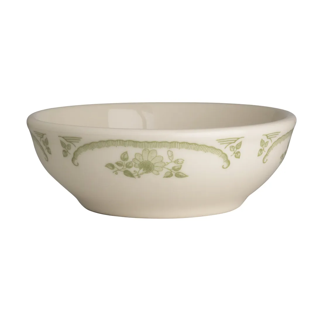Steelite HL1959885 Nappy Round China Bowl, 14 oz (5‑5/8" Dia × 2" H), Rose Moss Finish - 1 Dozen