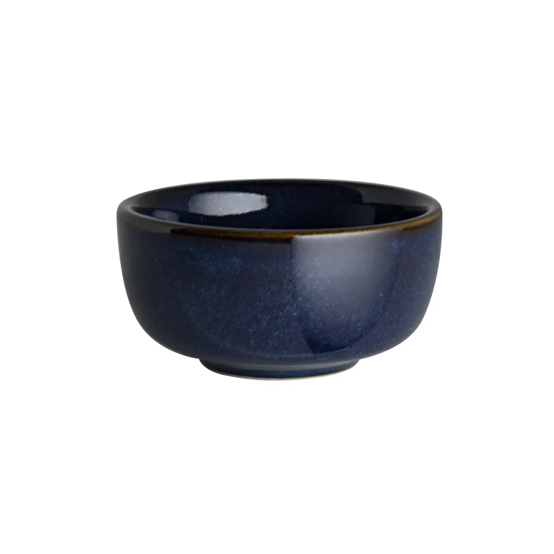 Steelite HL1979026 - Jung China Bowl, 9.25 Oz (4.25" x 2.25"), Indigo, Oven Safe 500°F - 36/Case