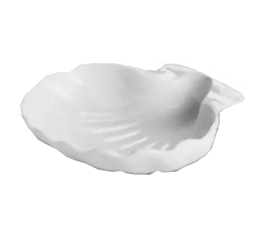 Steelite HL2290AWHA - Hall China Shell Baking Dish, 4‑1/4 oz, 4‑7/8" x 4‑5/8" White - 1 Dozen