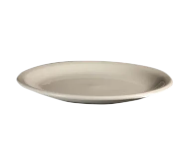 Steelite HL26200 - Oval China Platter 12-3/8" x 10" Homer Ivory, Narrow Rim, Undecorated - 1 Dozen