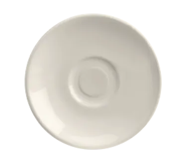 Steelite HL28200 - Boston 6" China Saucer, Rolled Edge, Homer, Undecorated, 6.0"-6.49" - 1 Dozen