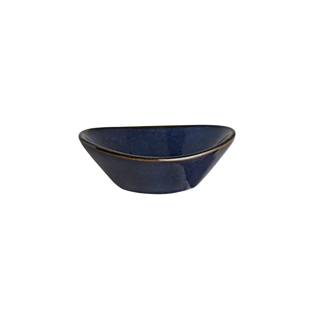 Steelite HL2949026 - Indigo China Jelly Dish Free 2 oz (3.375" x 3.0"), Dishwasher Safe - 36/Case