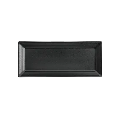 Steelite HL309060AFCA - Hall China Rectangular Tray, 12" x 6", Wide Rim, Oven Safe to 500°F, - 6/Case