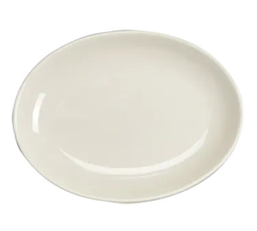 Steelite HL31500 - Oval China Platter 13-1/8" x 10-1/2", Rolled Edge, Homer Empire Design - 1 Dozen