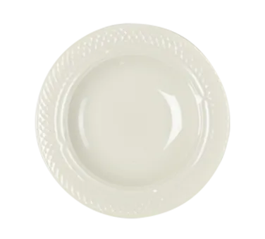 Steelite HL3437000 Pasta Bowl – 11-1/8" x 1.125" Round Gothic Blanc China - 1 Dozen