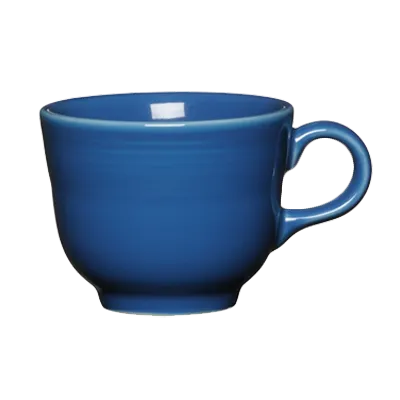 Steelite HL452337 - 7.75 oz Fiesta Lapis China Cup, 3.5" x 2.75", Oven Safe 425°F, No Stack - 1 Dozen