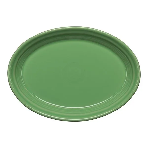 Steelite HL456344 - Oval China Platter 9.6"x6.8"x1.3" Fiesta/Meadow Safe 425°F 12/Case - 1 Dozen