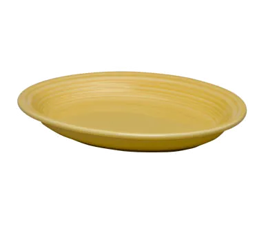 Steelite HL457320 - Oval China Platter 11.6" x 8.9" x 1.5" Fiesta Sunflower Oven Safe 425°F - 1 Dozen