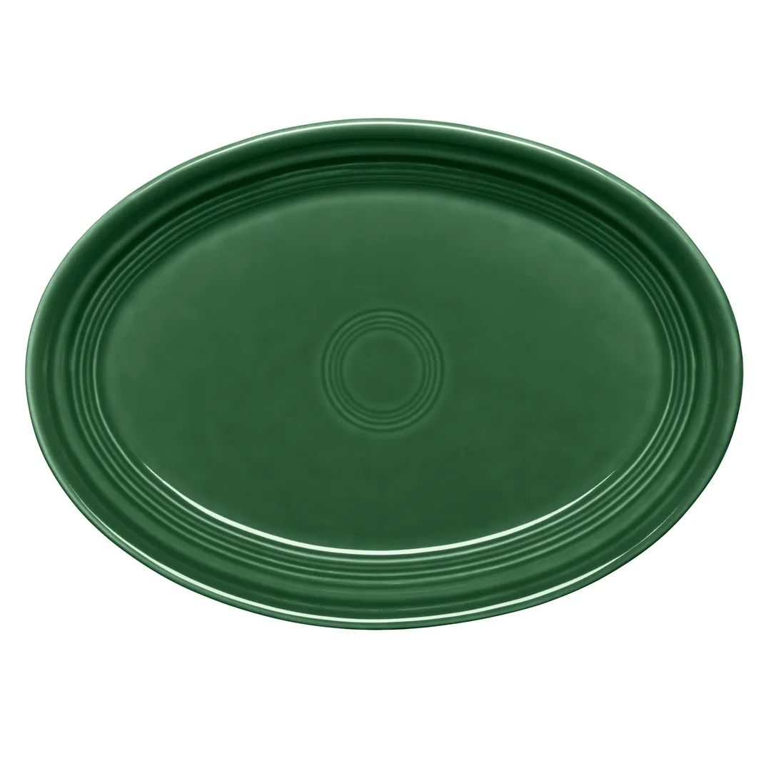 Steelite HL457348 - Fiesta Jade Platter 11.625" x 8.875" x 1.5" Oven Safe 425°F/217°C - 1 Dozen
