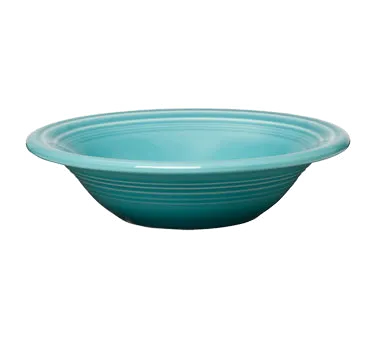 Steelite HL472107 - 11 Oz Turquoise Cereal Bowl, 6.5" Diameter, China, Oven Safe to 425°F - 1 Dozen