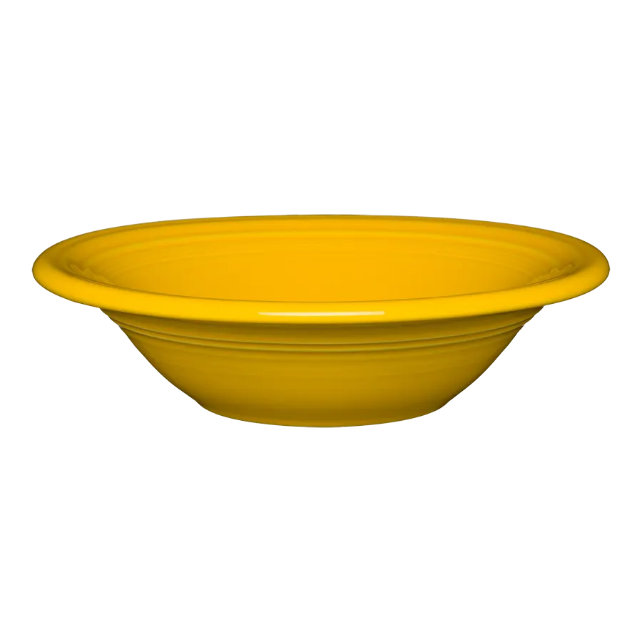 Steelite HL472342 - 11 Oz Bowl, 6.5" x 1.625" China, Fiesta Daffodil, Oven Safe 425°F - 1 Dozen
