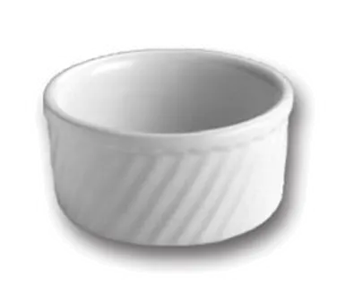 Steelite HL5010AWHA - 16 oz Soufflé Ramekin, 5" Diameter Round Hall China, White - 1 Dozen