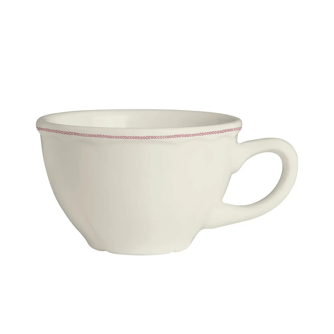 Steelite HL50863878 - 7.25 oz China Cup, 3.75" x 2.5", Giselle Rose, Dishwasher Safe - 36/Case