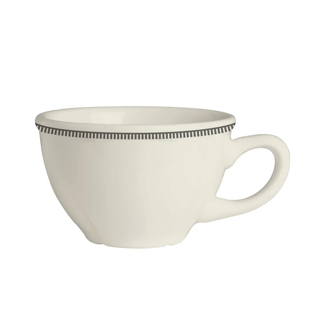 Steelite HL50863882 - 7.25 oz China Cup 3.75"x2.5" Slate, Dishwasher/Oven Safe 500°F - 36/Case