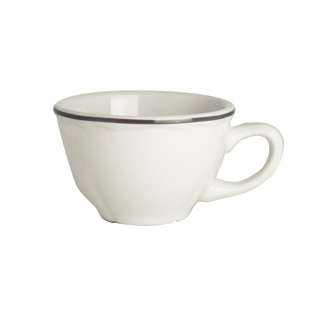 Steelite HL50863927 - 7.25 Oz China Cup, 3.75" x 2.5", Slate, Dishwasher & Oven Safe 500°F - 36/Case
