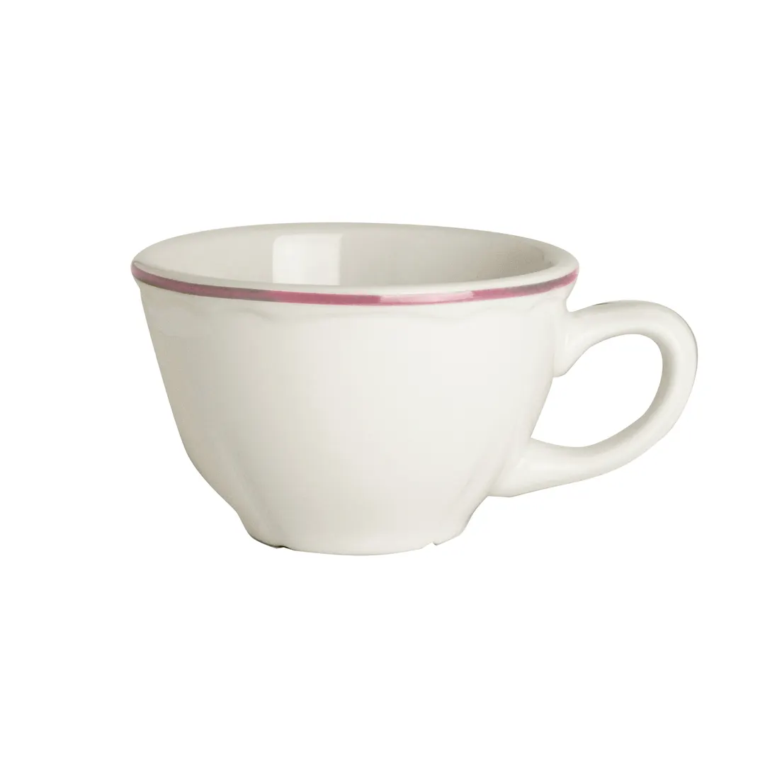 Steelite HL50863928 - China Cup 7.25 Oz (3.75" x 2.5"), Rose Carolyn, Dish/Oven Safe 500°F - 36/Case