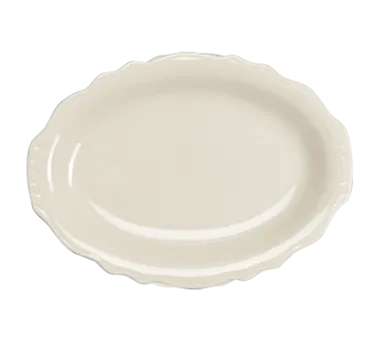 Steelite HL52600 - Oval China Platter 11.75" x 8.0", Carolyn, Dishwasher Oven Safe 500°F, 1 Dozen