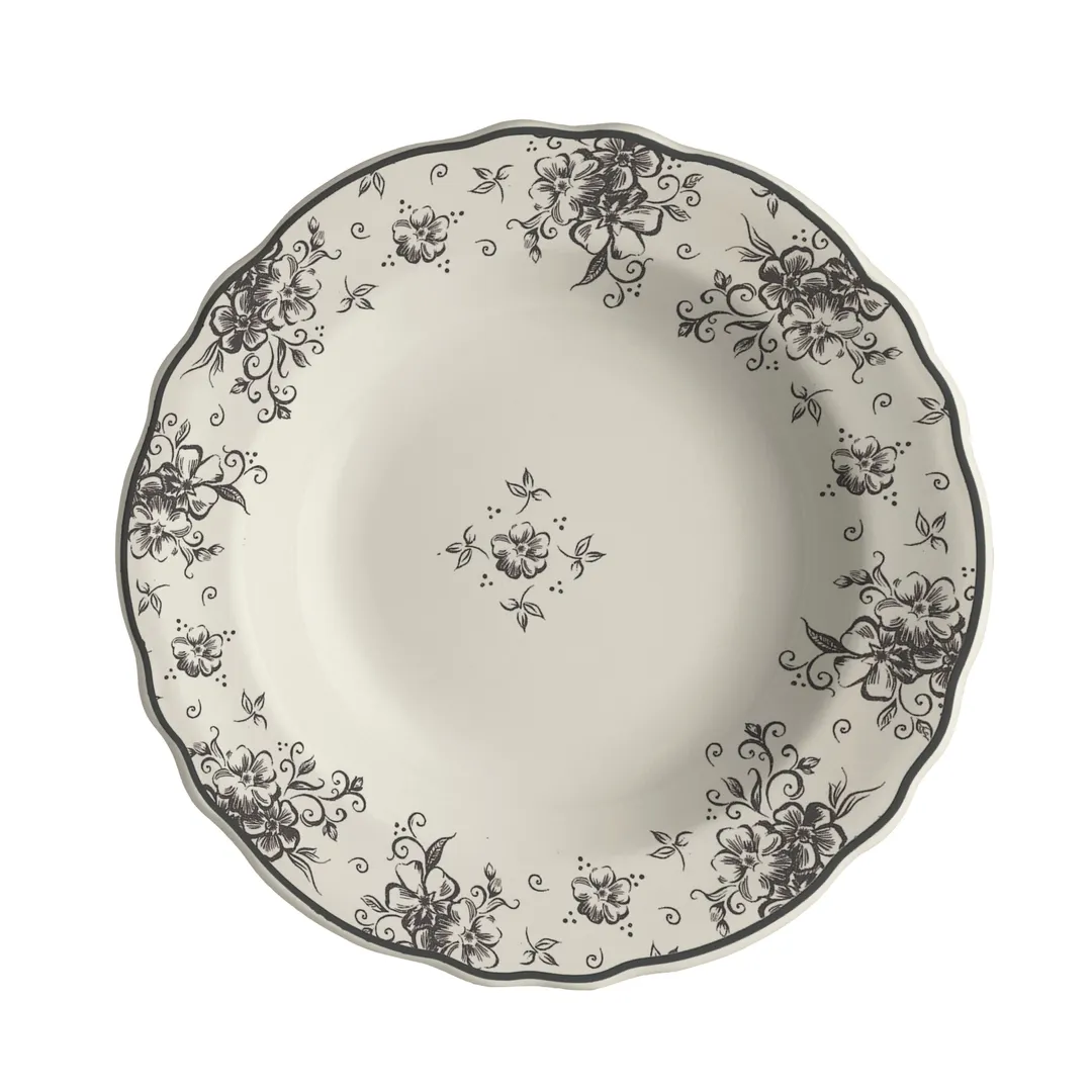Steelite HL56463901 - Soup Bowl, 12.75 oz (9.125" x 1.75") Camille Slate, Oven Safe - 24/Case