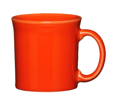 Steelite HL570338 - 12-oz Fiesta Poppy Mug, 3.5"x3.5"x3.625" China, Oven Safe To 425°F - 1 Dozen