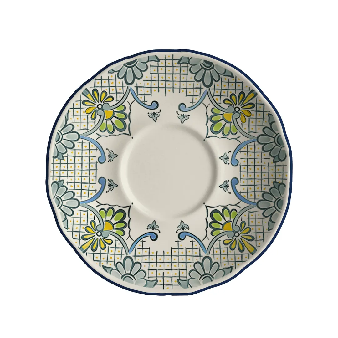 Steelite HL58063900 China Saucer 5.625" Diameter, Dishwasher Safe, Oven Safe to 500°F - 36/Case